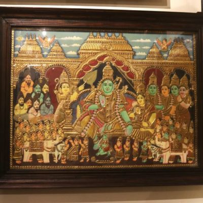 Tanjore Paintings  Sree Rama Pattabhishekam