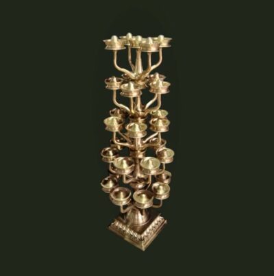 Antique Kavara Deepasthambam Vilakku Oil Lamp Of Kerala