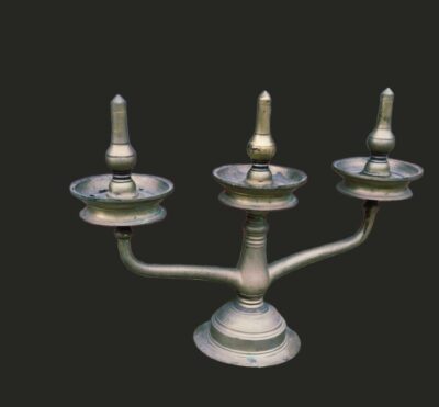 Antique Kavara Vilakku Oil Lamp Of Kerala