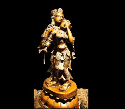 Exquisite Radhakrishna Bronze Idol for sale in india