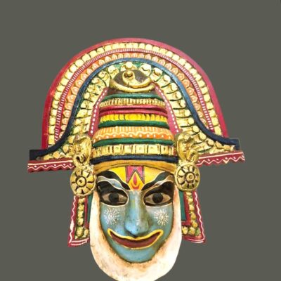 Antique Wooden Kathakali Mask from Kerala For sale