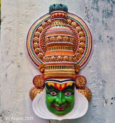 Beautiful Wooden Kathakali Mask from Kerala For sale