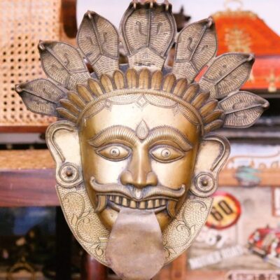Boota Kola Bronze Pilichamundi Theyyam Ritual Mask